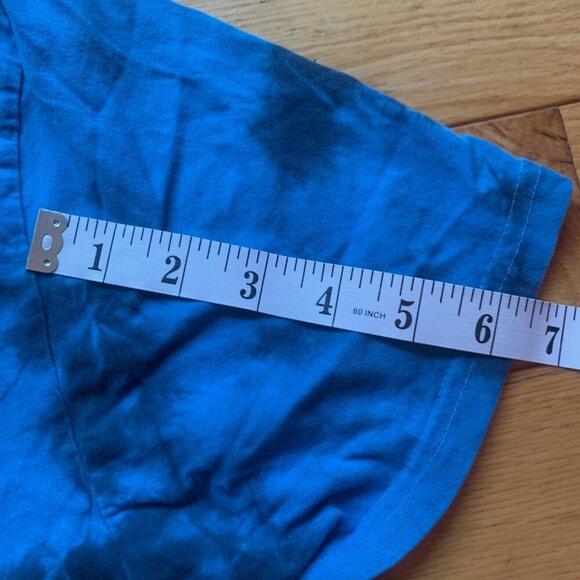 Naruto Shippuden Tie Dye Anime Graphic Tee Blue Black Medium - Picture 7 of 8